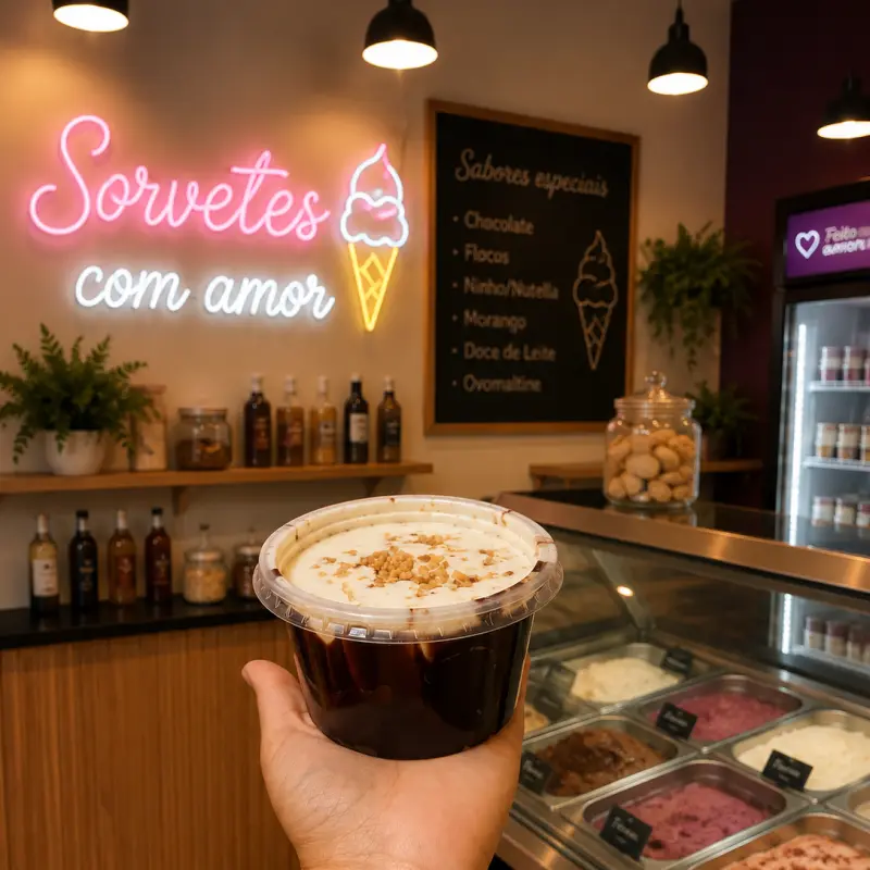 Sorvete de Crocante