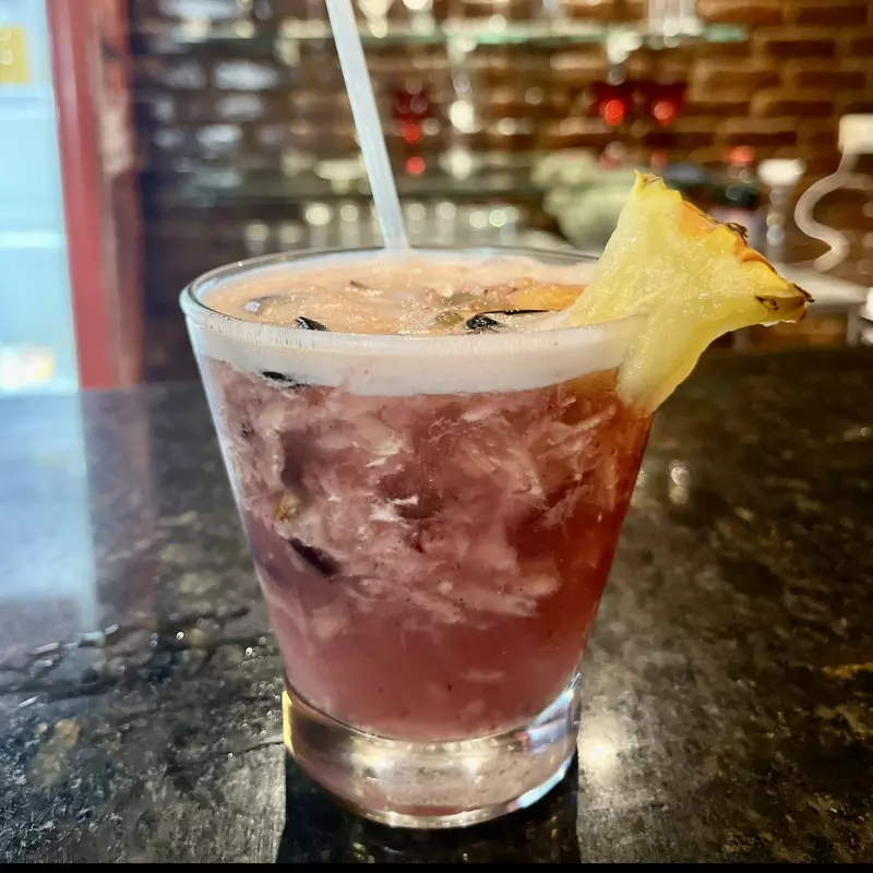 Caifruta com vodka