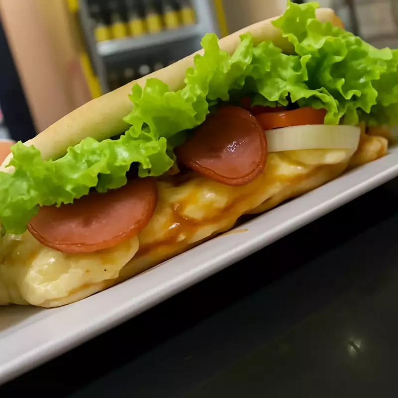 Pão Árabe - X Calabresa