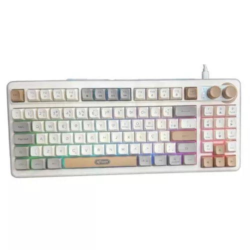 TECLADO GAMER C/FIO USB RGB KP-TE146