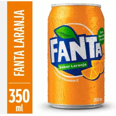 Fanta laranja lata 350ml