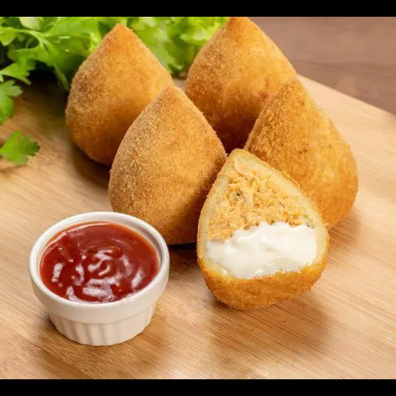 Porção Mini Coxinhas Frango Catupiry