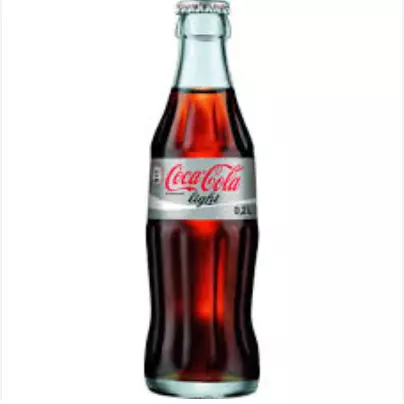 COCA COLA LIGHT VIDRIO 355 ML.