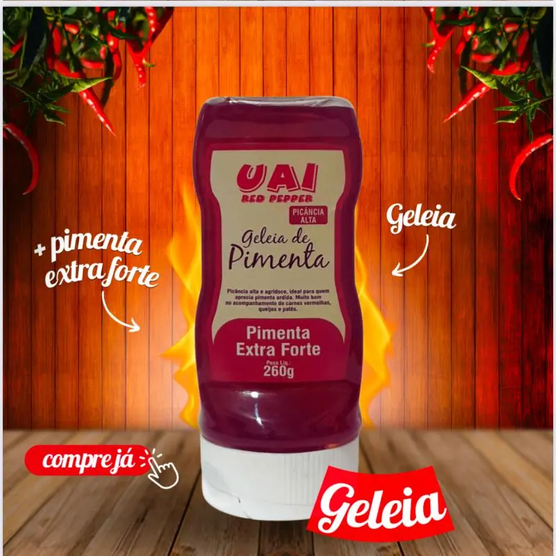 Geléia de pimenta Uai, extra forte