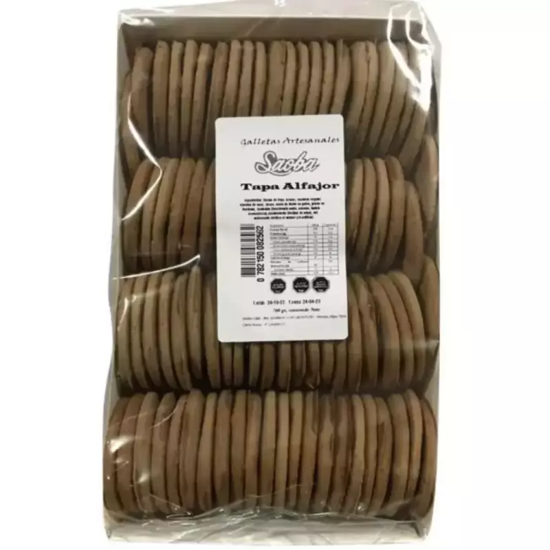 Tapa de alfajor sáoba