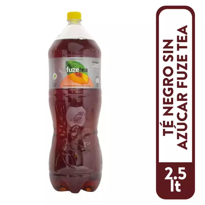 Fuze Tea Te Negro Zero Melocotón 2.5