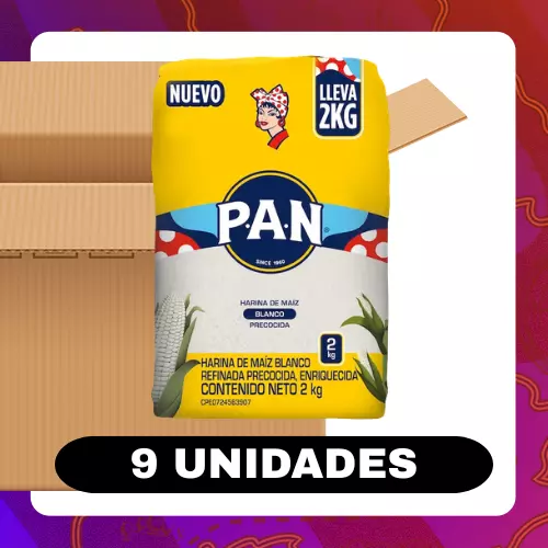 Bulto Pan Harina Maíz 2kg