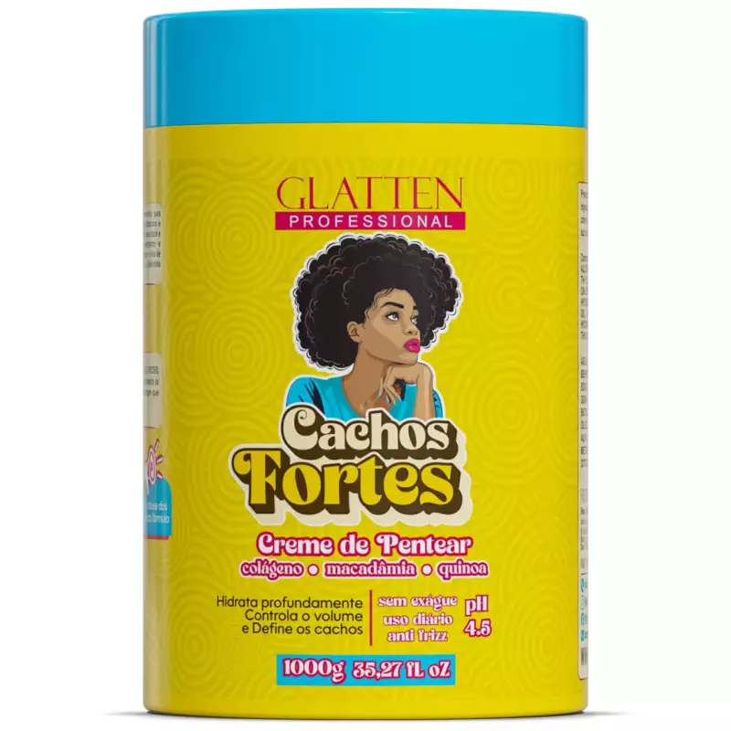 Glatten Creme de Pentear Cachos 1kg