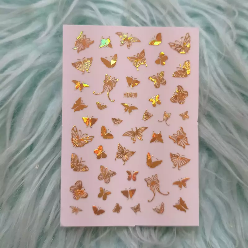 Calcomanía dorada (HD009)