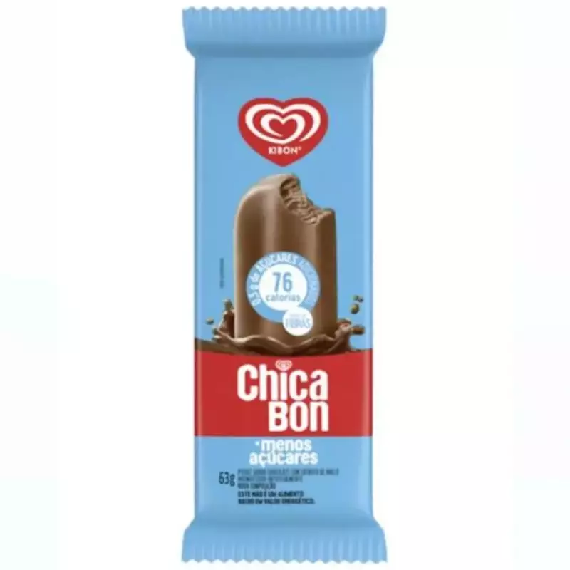 Picolé Chicabon Menos Açúcar 63g