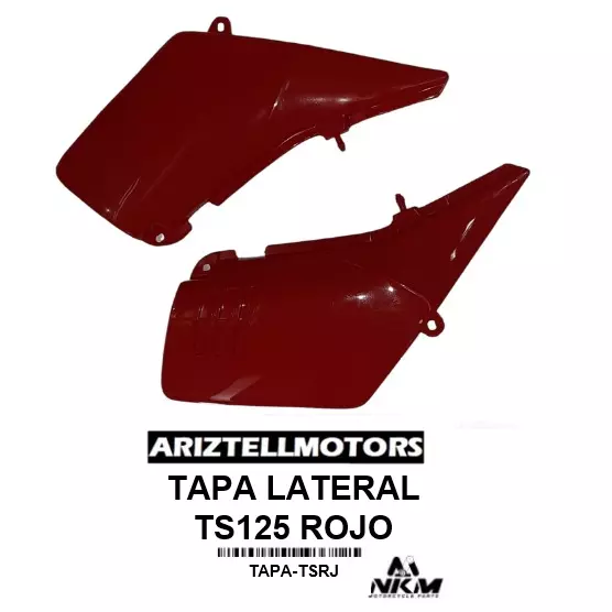 TAPA LATERAL TS125 ROJO