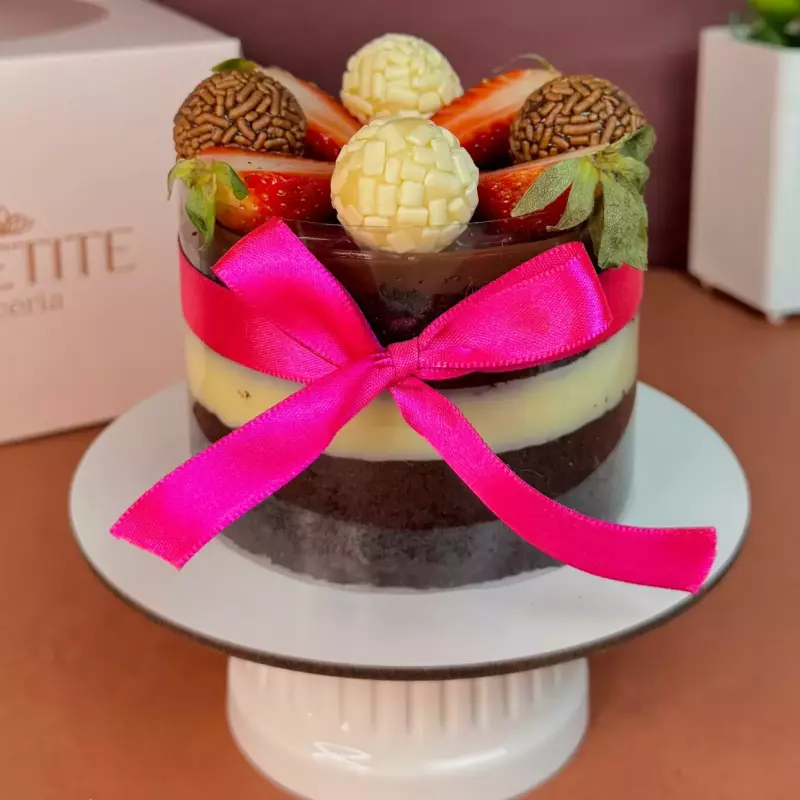 Mini bolo para presente (chocolate)