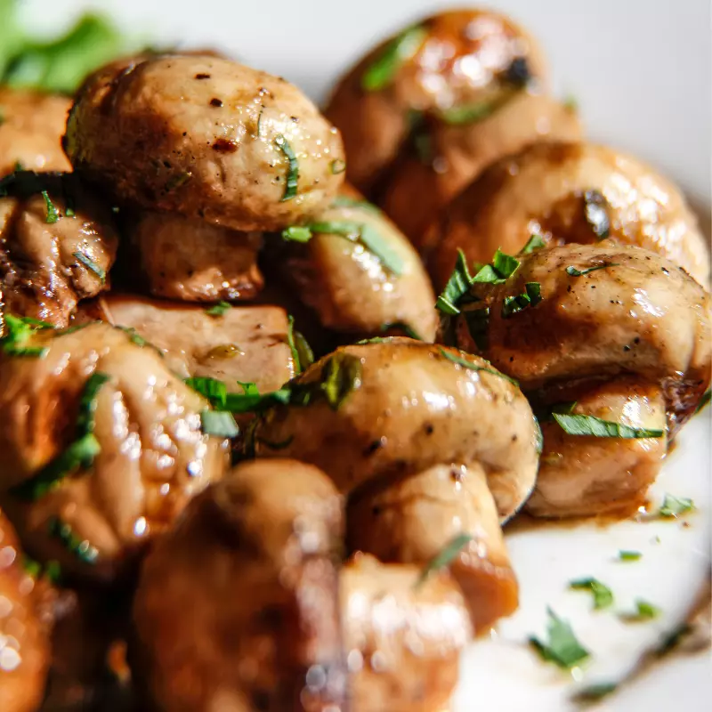 Champiñones a la Parrilla