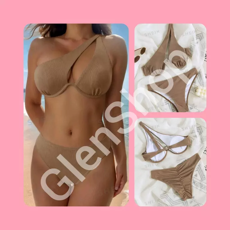 Bikini marrón con aro