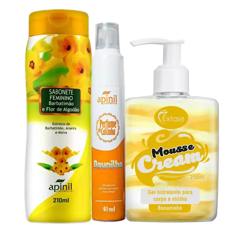 KIT ÊXTASE + SAB + PERF AMARELO