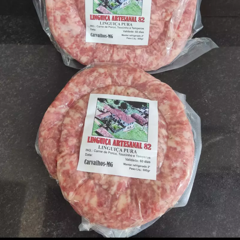 Linguiça pura artesanal