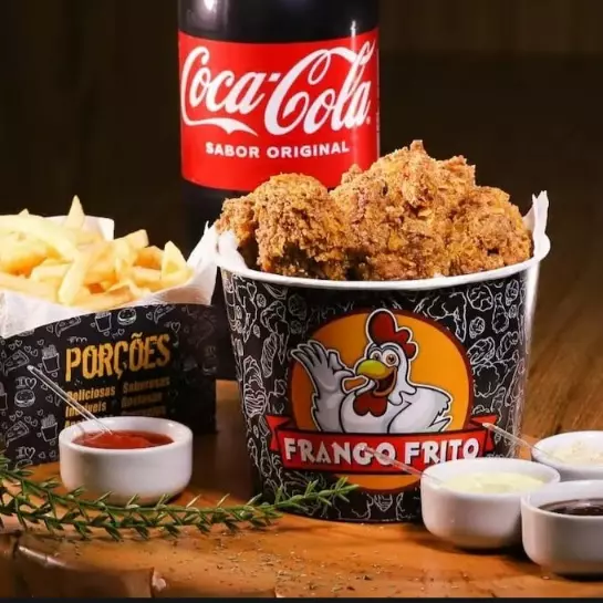 14 PEDAÇOS FRANGO+FRITA+ONIONS+MOLHO