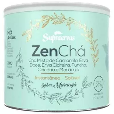 ZENCHÁ  SOLÚVEL - SABOR MARACUJÁ - 200G