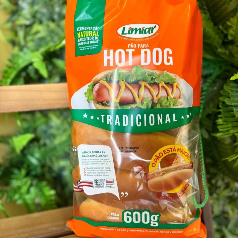 PÃO HOT-DOG LIMIAR