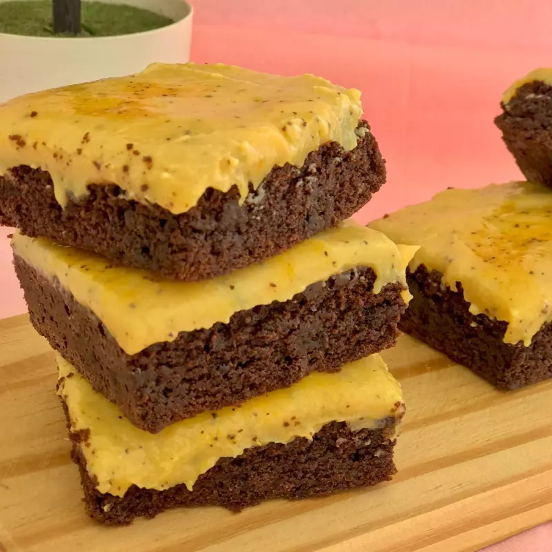 Brownie de maracujá