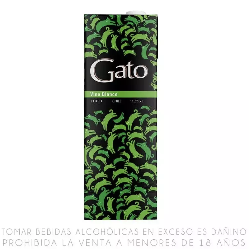 Vino Blanco Gato Caja 1L