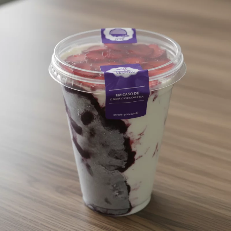 Açaí de 500 ml com creme de ninho