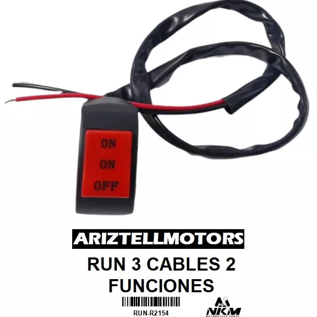 SWITCH RUN 3 CABLES 3 FUNCIONES