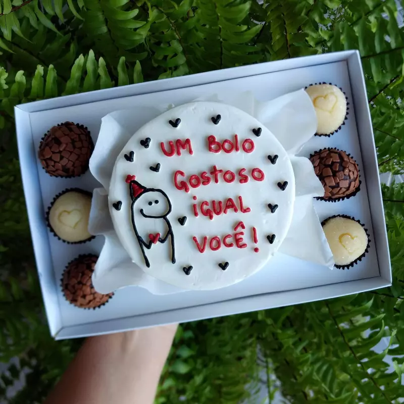 Bentô cake + brigadeiros