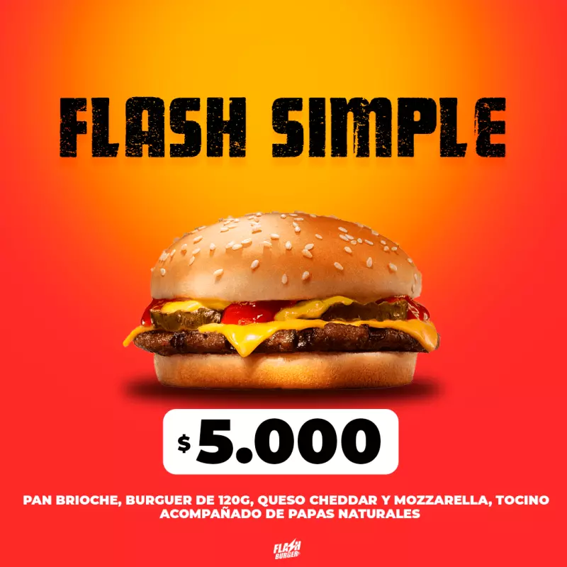 PROMO FLASH SIMPLE (BURGUER)