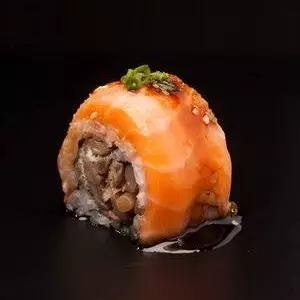 Uramaki salmao shimeji