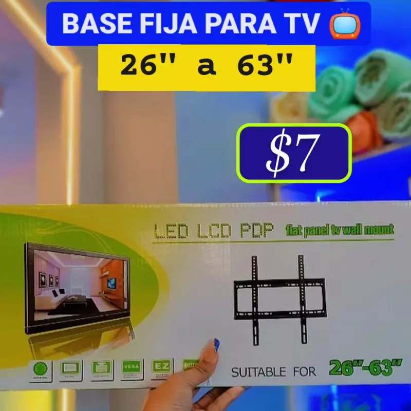 Base Fija para TV. 26"-63"
