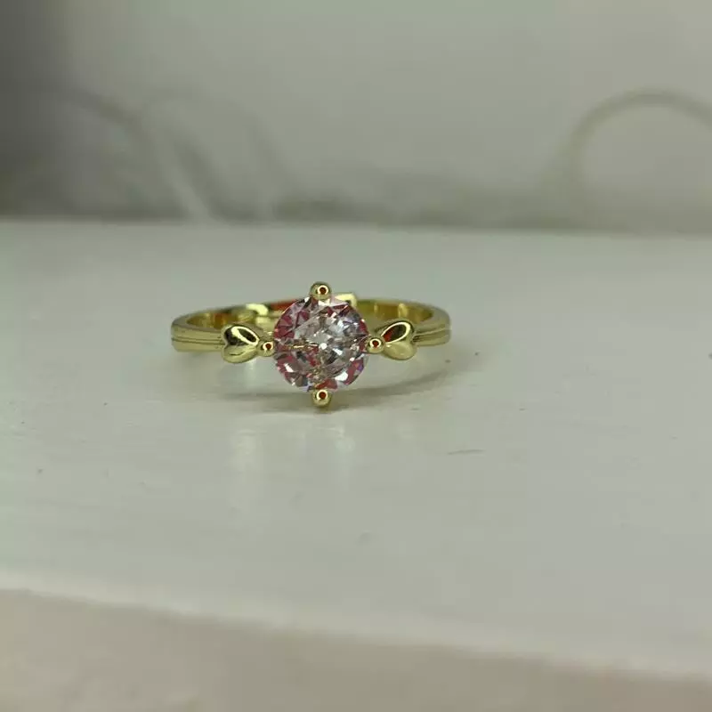 Anillo piedra blanca