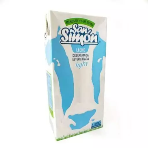 Leche descremada light San Simón