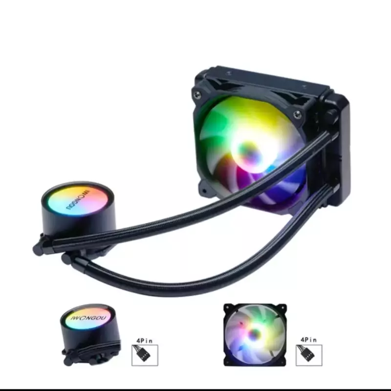 Disipación líquida para CPU 1 Fan