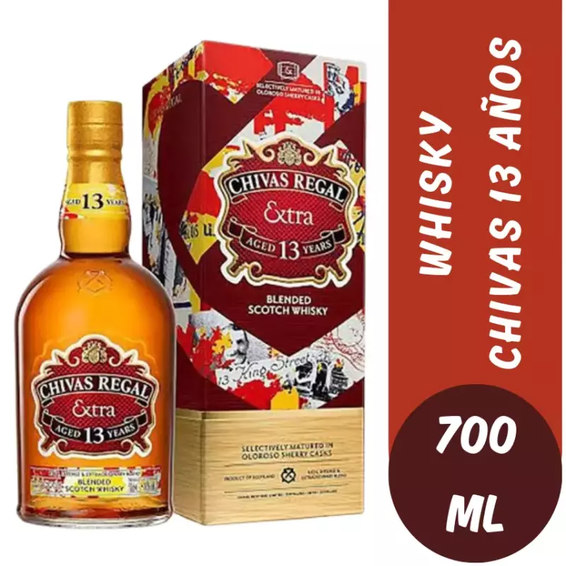 Whisky Chivas regal 13 Años - 700 Ml
