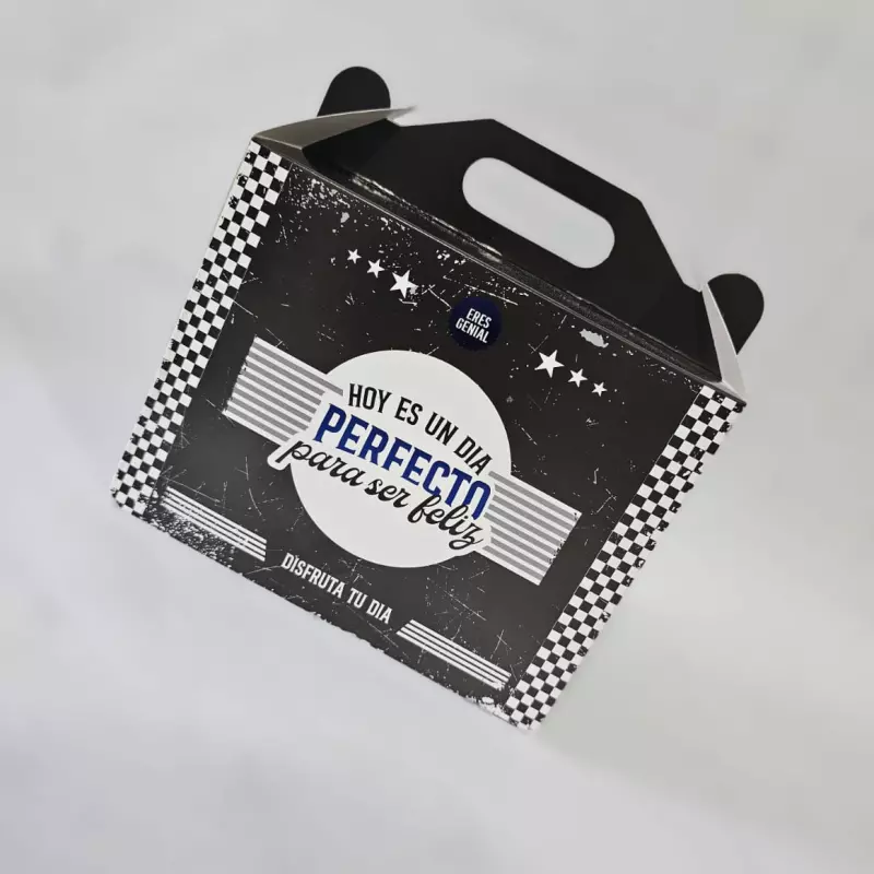 Lonchera mini estampada padre