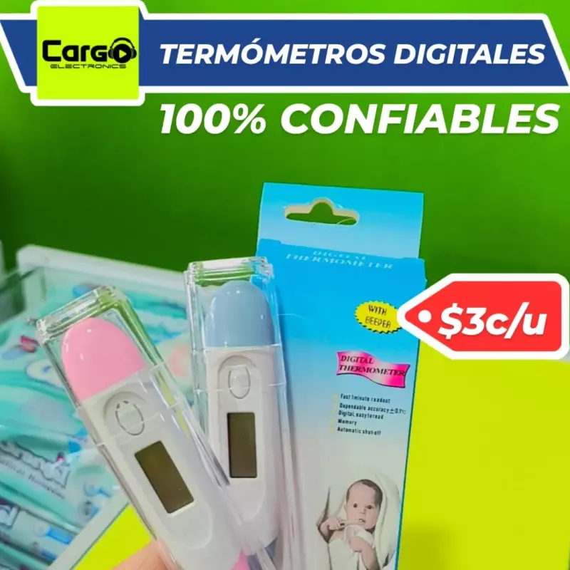 Termómetros digitales