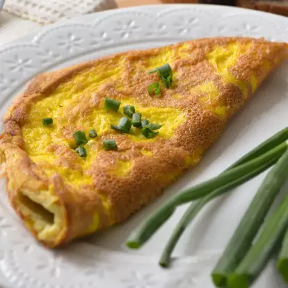 Omelete vegetariano