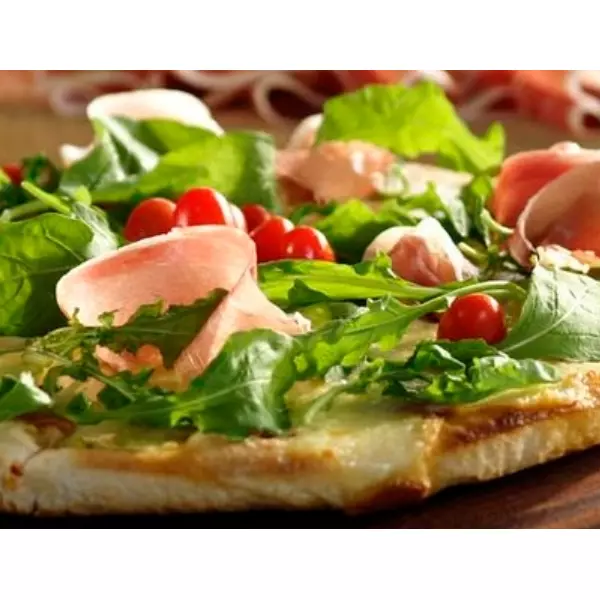 Pizza Jamón crudo y rúcula