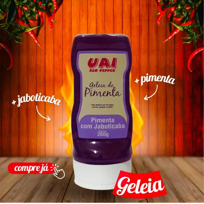Geléia de pimenta Uai