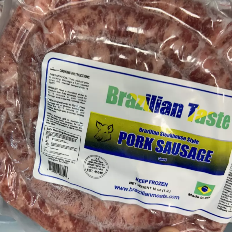 Brazilian Pork Sausage 1 lb thin