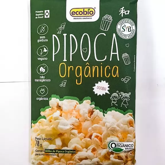 PIPOCA P/MICROONDAS ORG. 70gr