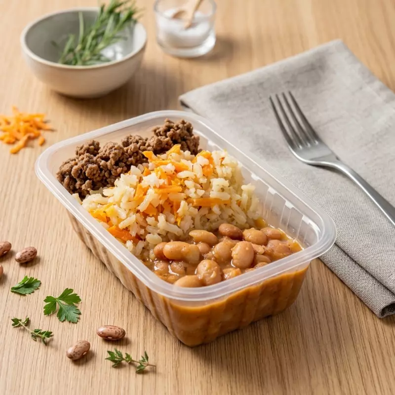 Mounjaro carne moída e feijão