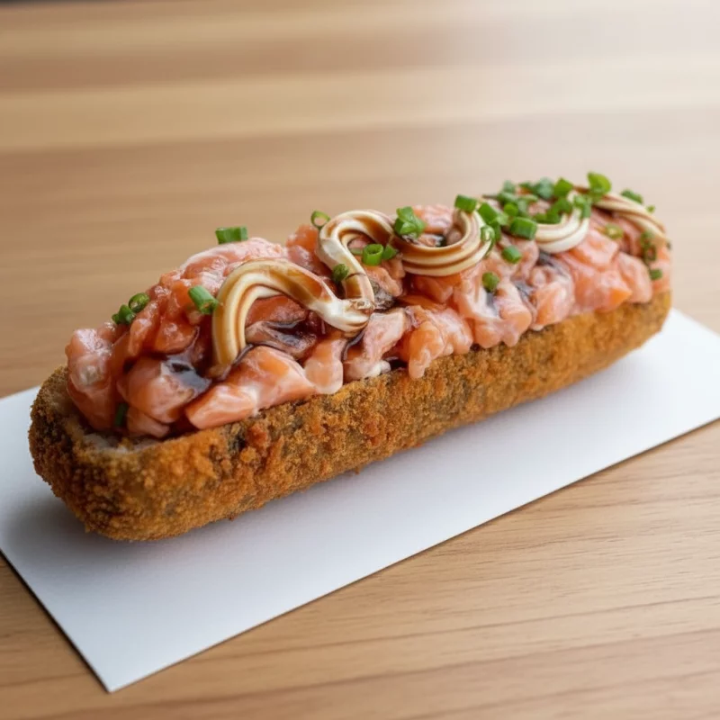 Big Hot Roll Sushi Salmão