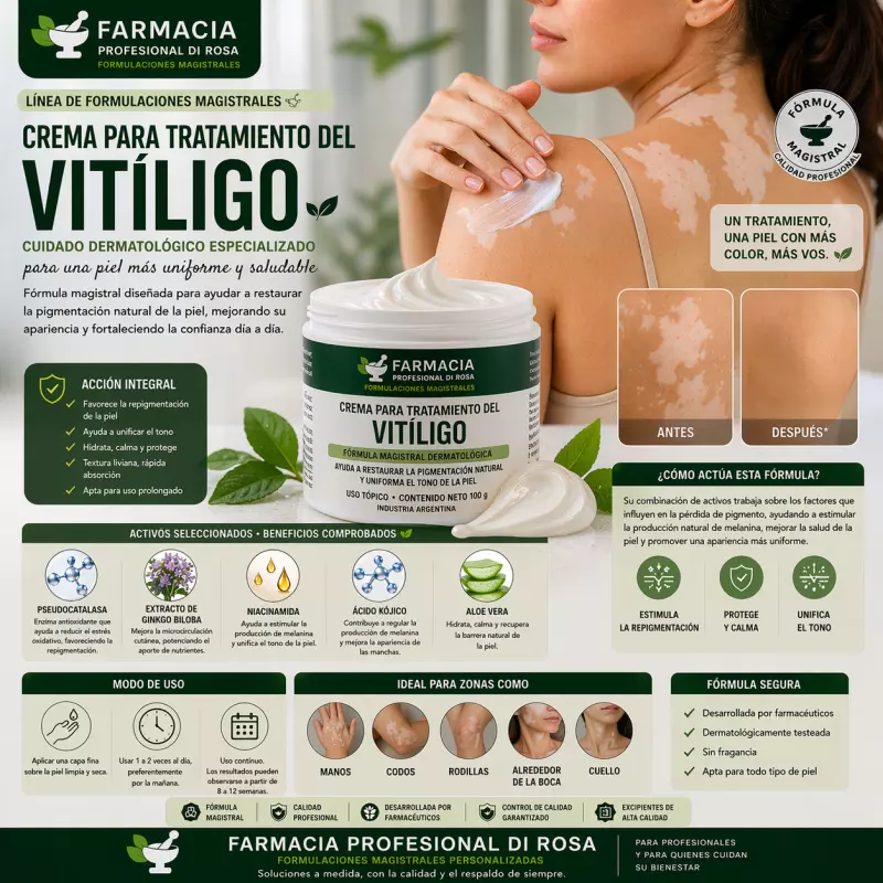 Crema tratamiento Vitiligo