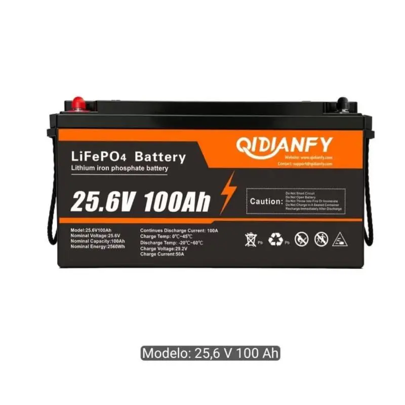 Batería  Qidianfy 25v 100 ah