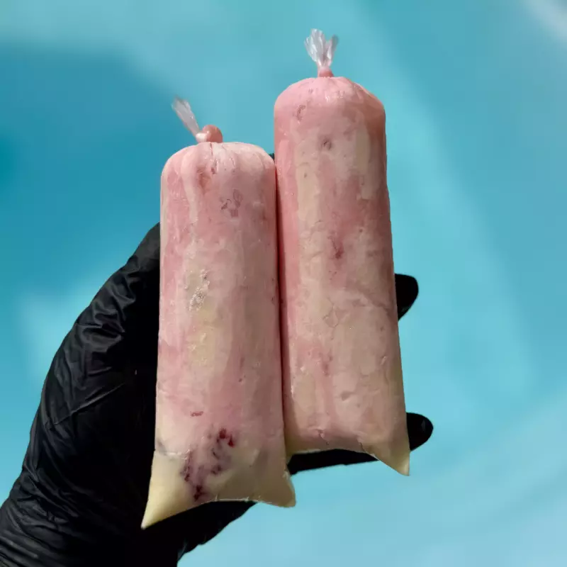 Geladinho de morango trufado