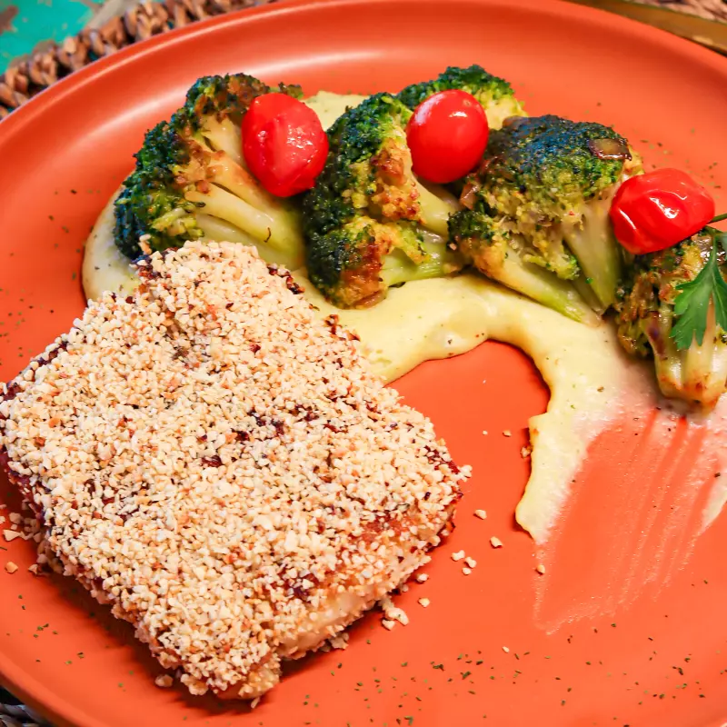 Peixe em Crosta de Castanha