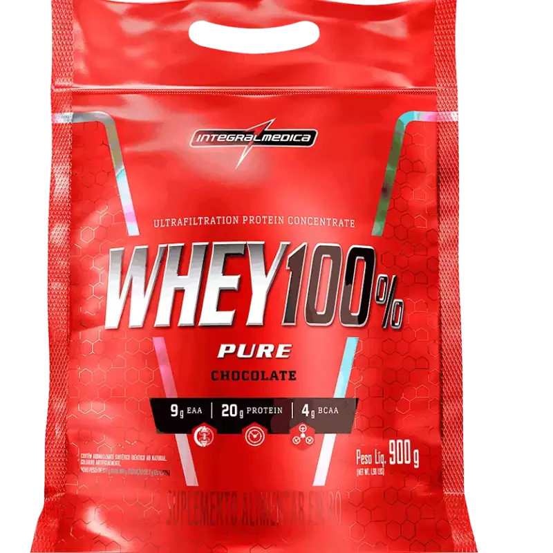 INTEGRALMÉDICA 100% WHEY -900G REFIL