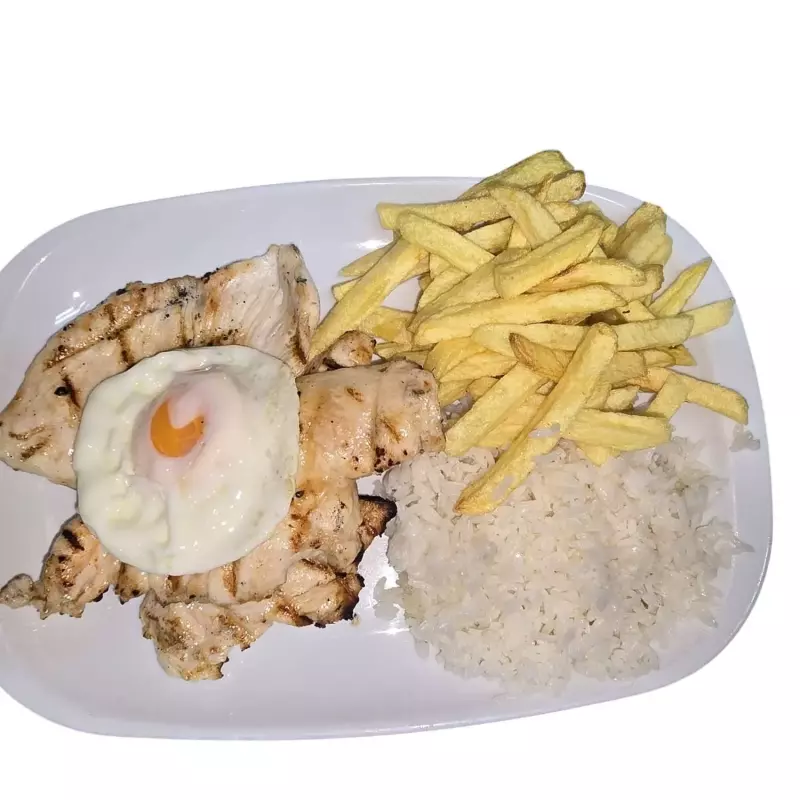 Bitoque de frango grelhado